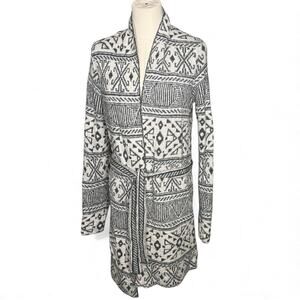 William Rast Southwestern Long Belted Cardigan Women’s Large